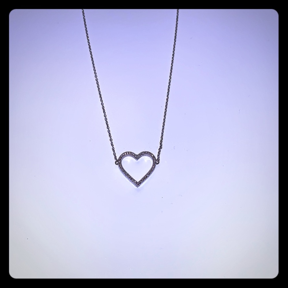 Diamond Accent Heart Choker